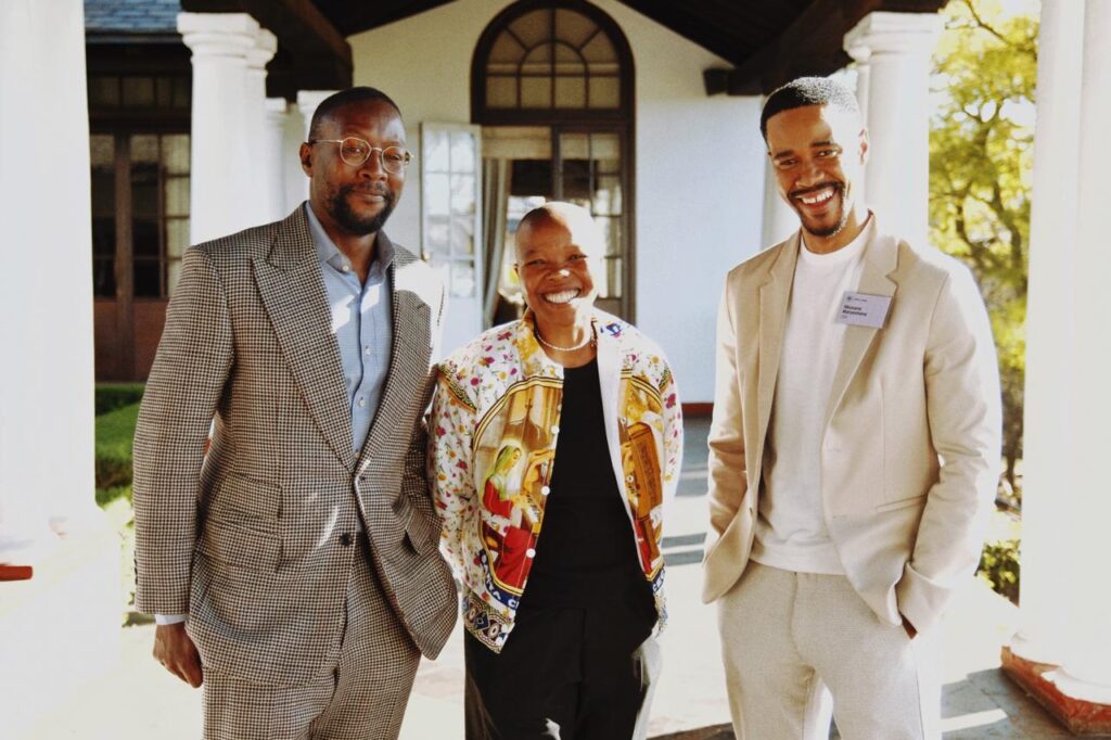 From left to right_ Mandla Sibeko, Tatho Toeba & Nkosana Matyeshana_Brand Experience Lead at FNB
