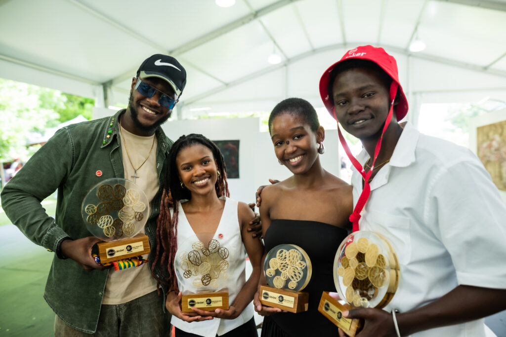 Absa Latelier 2025 Winners Nana Fordjour, Yolo Mantiyane, Ndlovukazi Ngilande and Trevor Aloka (2)